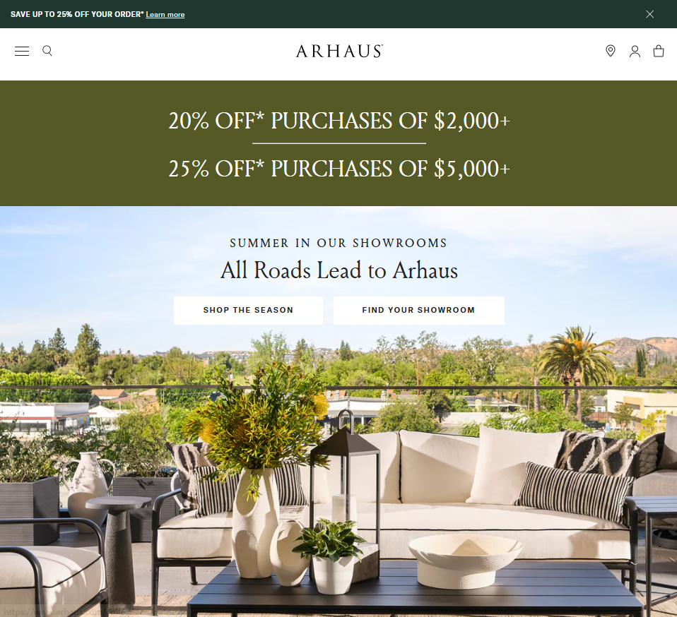 Arhaus logo